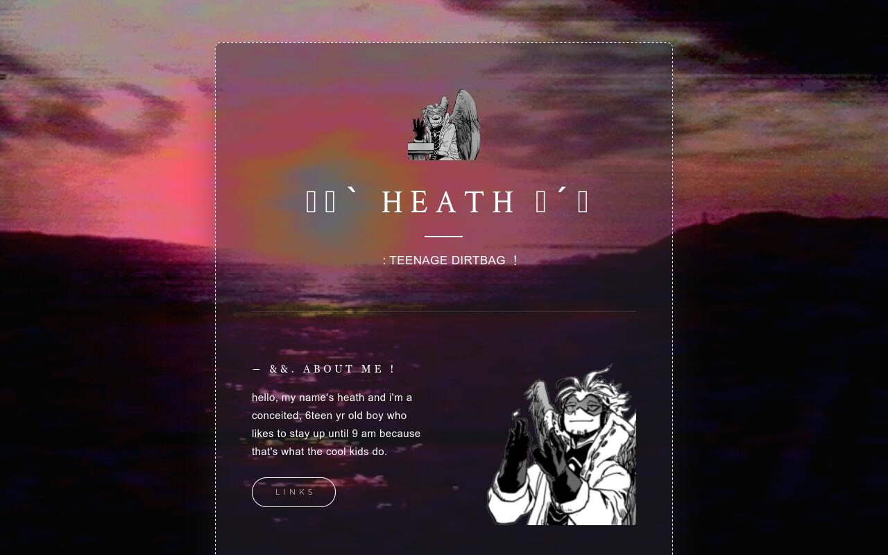 Carrd profile picture for @heath